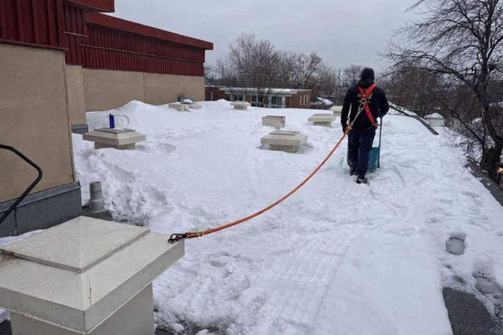 Évacuation sécuritaire de la neige hivernale